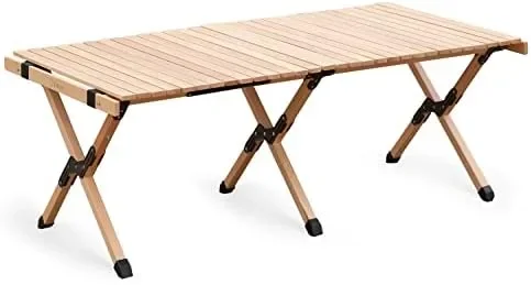 

Складной стол для пикника, портативный стол для кемпинга с сумкой для переноски, деревянный стол для пикника, кемпинга, путешествий, искусственный, пляжный, садовый