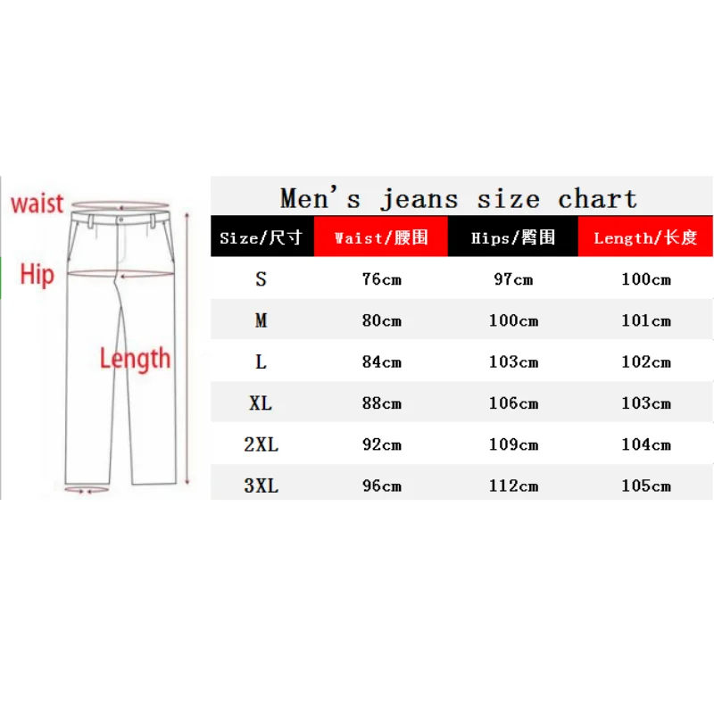 New Men's Jeans Slim Fit Stretch Four Seasons Blue Straight Wide Leg Jeans Fashion Men's Jeans Street Travel Leisure Sports Men