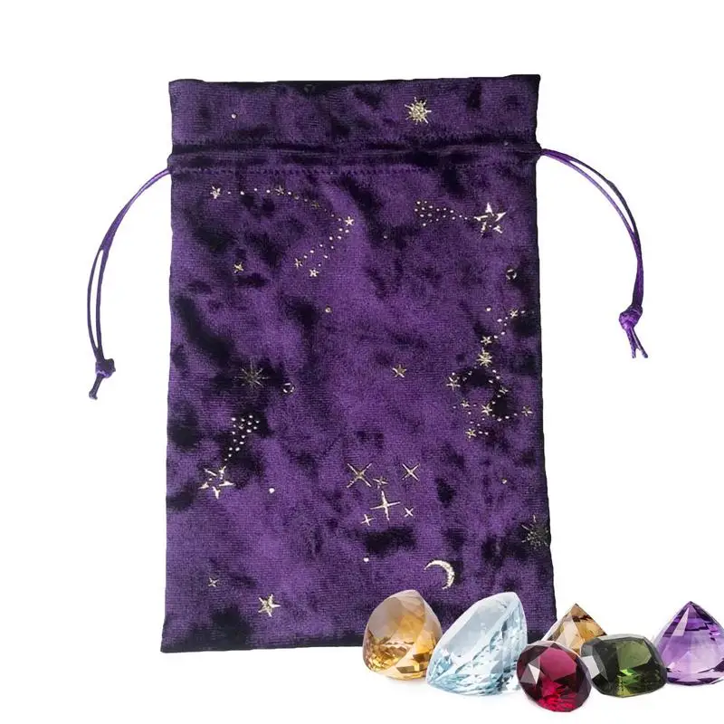 

Velvet Drawstring Bag Thick And Reusable Dices Bag Jewelry Bag Pouch For Tarot Rune Bag Playing Cards Coins Cosmetics Cards