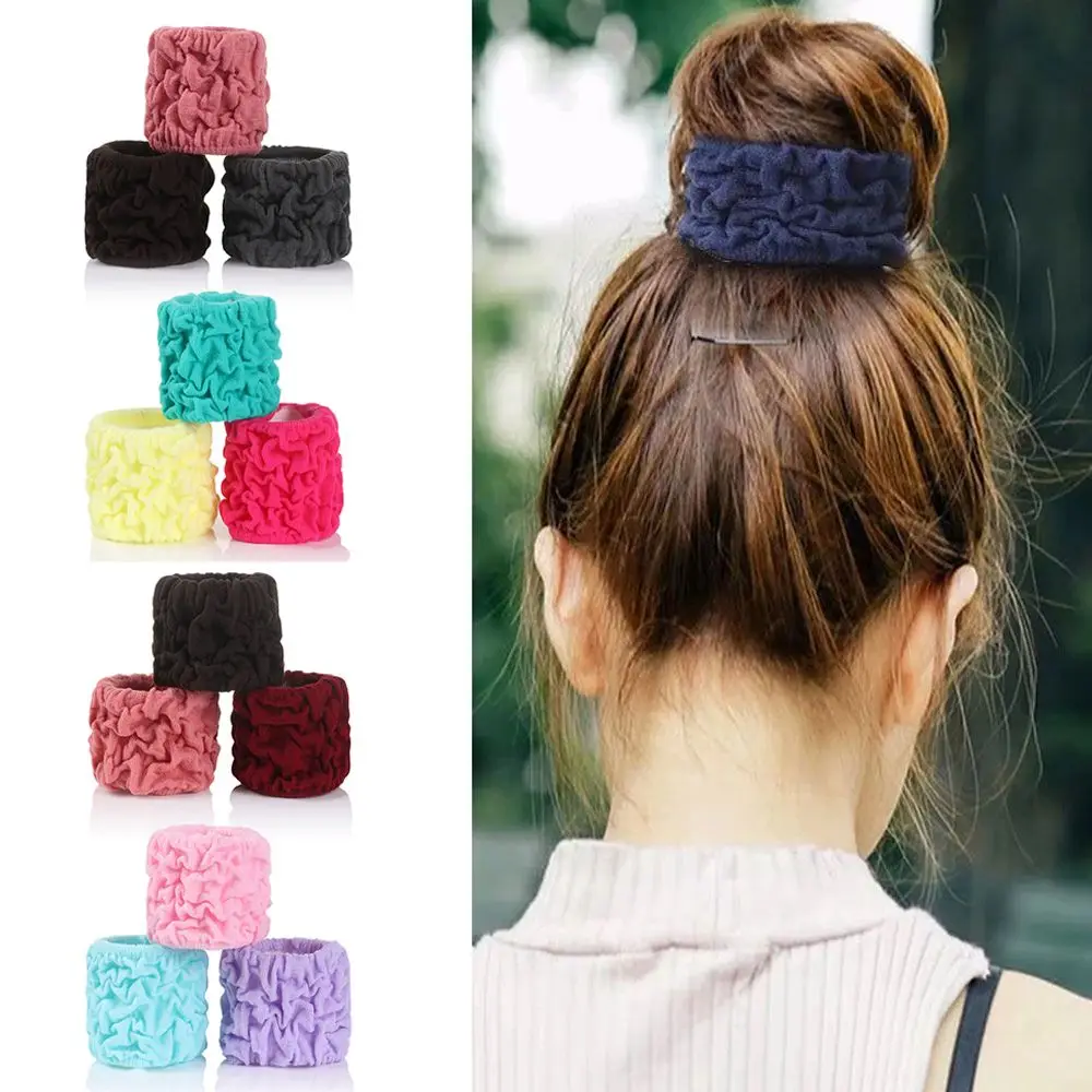 

3pcs/lot Fashion Headband Accessories Rubber Band Ponytail Holder Scrunchie Elastic Wide Hair Bands Hair Rope