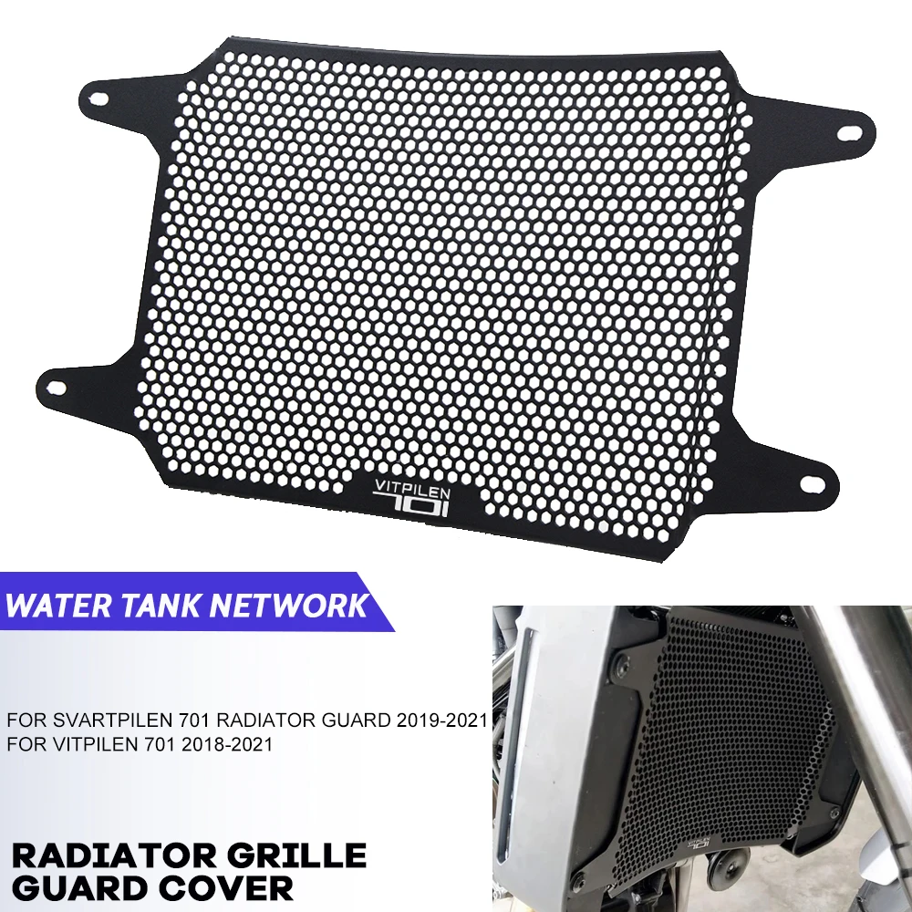 

Motorcycle For Husqvarna Svartpilen701 Vitpilen701 2018 2019 2020 2021 Vitpilen / Svartpilen 701 Radiator Grille Guard Cover