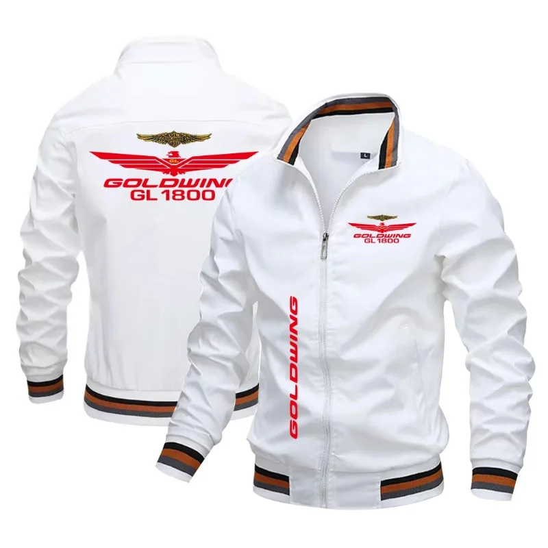 Бейсбольная униформа в стиле Харадзюку уличная куртка для Honda Gold Wing модель с
