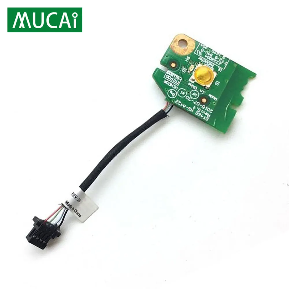 Плата с кнопкой питания для ноутбука Lenovo ThinkPad T460S T470S, с кабелем ET460 NS-A422 01ER102 01ER103 01ER104, ремонтные аксессуары Плата с кнопкой питания для ноутбука Lenovo ThinkPad T460S T470S, с кабелем ET460 NS-A422 01ER102 01ER103 01ER104, ремонтные аксессуары