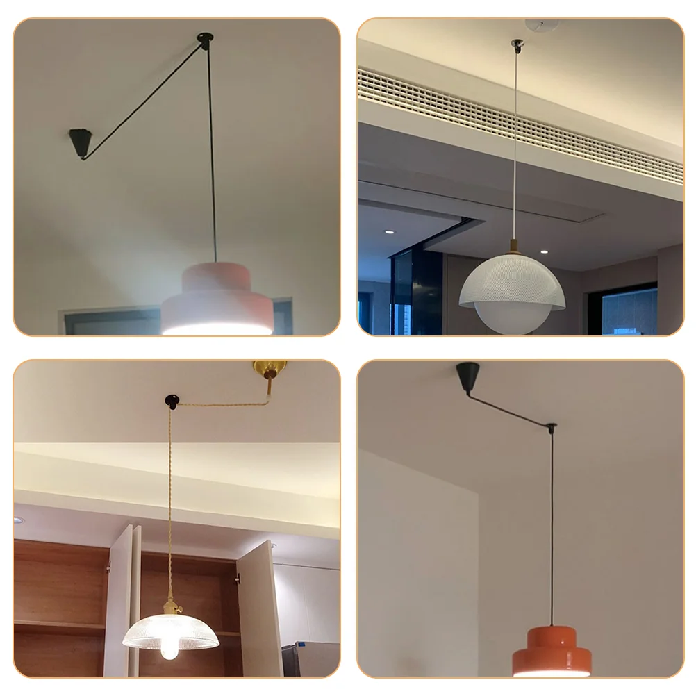 2 шт. шкив для люстры тяговая тележка потолочное крепление подвесной лампы