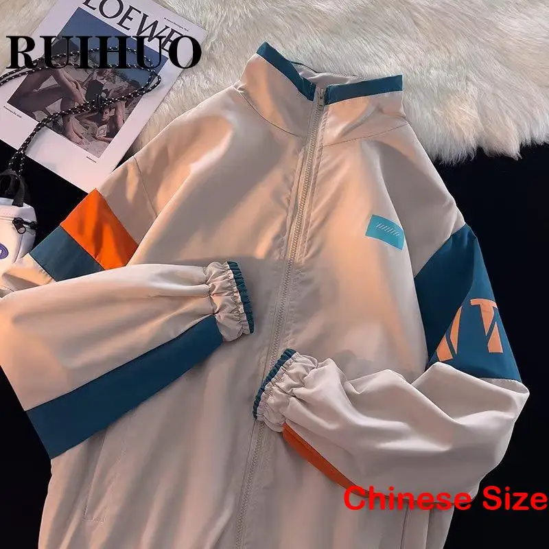 

Patchwork Jackets Men Clothings Windbreaker for Boy Coat Men's Clothing Male Clothes New in Outerwears 2XL 2023 Spring