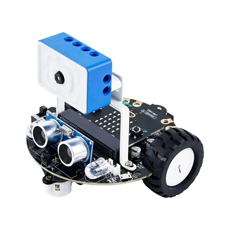 Microbit Smart Robot Автомобильный видеопульт дистанционного управления с модулем
