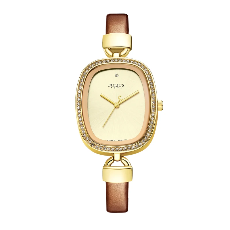 JULIUS Genuine Watch Fashion Women's Belt Watches Small Student Simple Temperament Waterproof Watch Ladies Gifts Watches 2022 enlarge