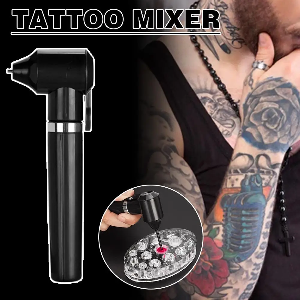 

Tattoo Color Mixer Vibrating Pigment Nail Glue Liquid For Electric Tattoo Color Mixing Bar Coloring Auxiliary Ink Mixing