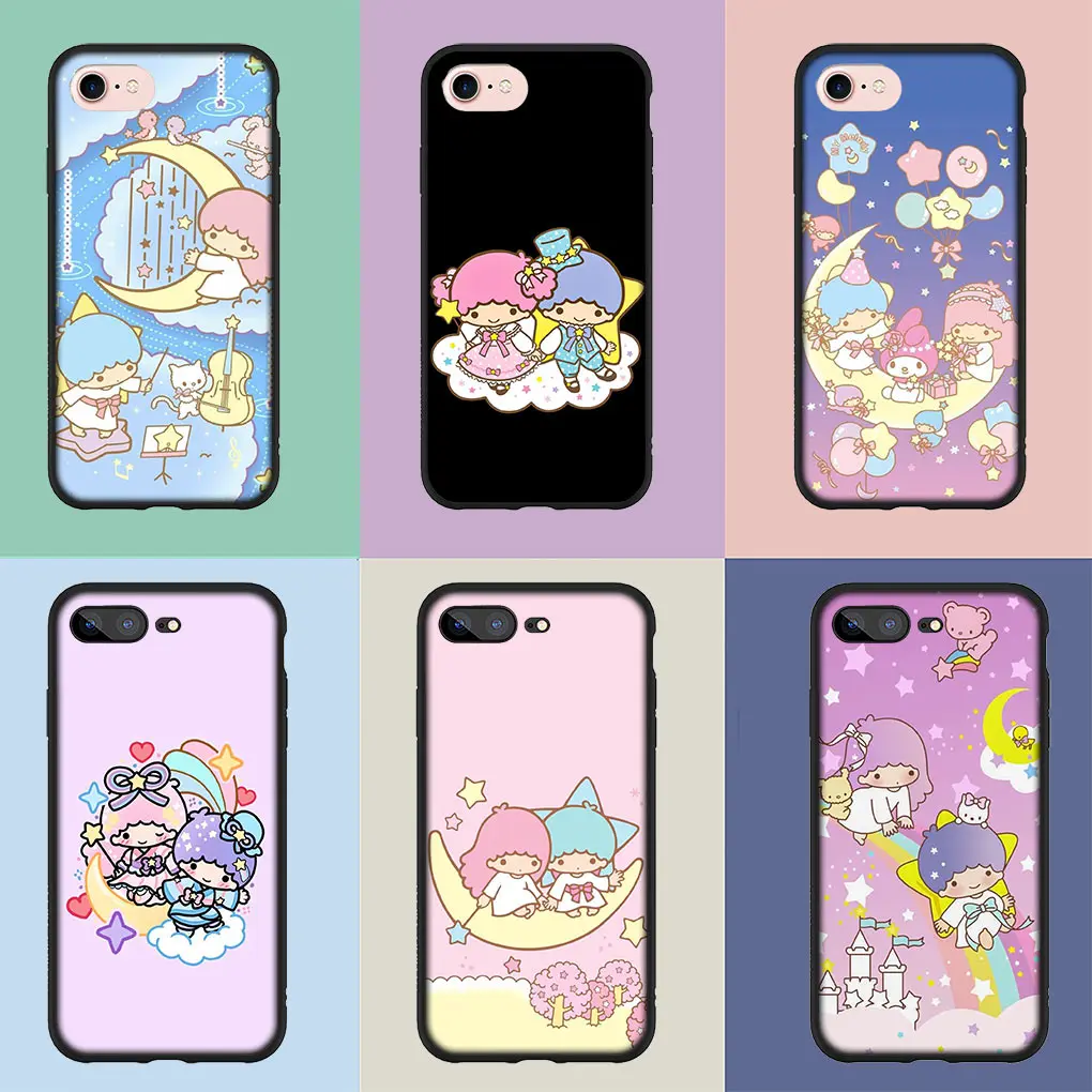 Чехол Pochacco Little Twin Star Cover для телефона Apple iPhone 15 14 Plus 13 12 Mini Pro Max XR + 13Pro 14+ 15+ Funda Soft Casing