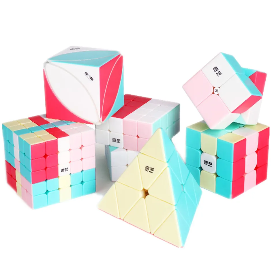 

Qiyi Macaron Magic Cube 2x2 3x3 4x4 5x5 Pyraminx Ivy Cubes Puzzle Stickerless QiYi Neon 2x2x2 3x3x3 4x4x4 5x5x5 Cubo Magico