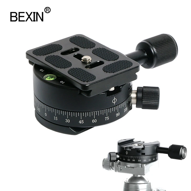 Kamera clamp panorama schießen clamp stativ einbeinstativ quick release platte montieren drehen