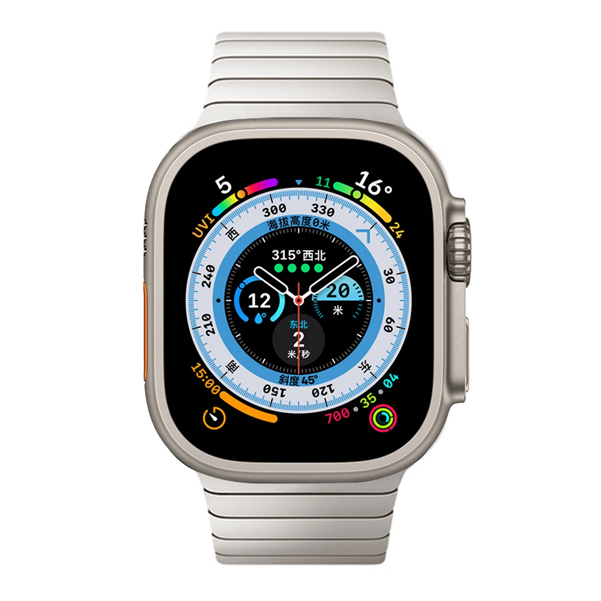 Metal Strap for Apple Watch Ultra 49mm Band 8 7 45mm 41mm Stainless Steel Butterfly Link Bracelet iWatch 6 5 4 3 SE 44mm 40mm