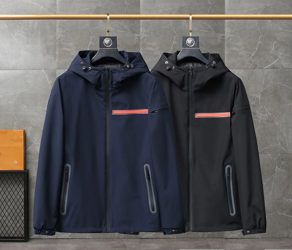 

O casaco com capuz primavera 2022 masculino casual all-match é simples e elegante