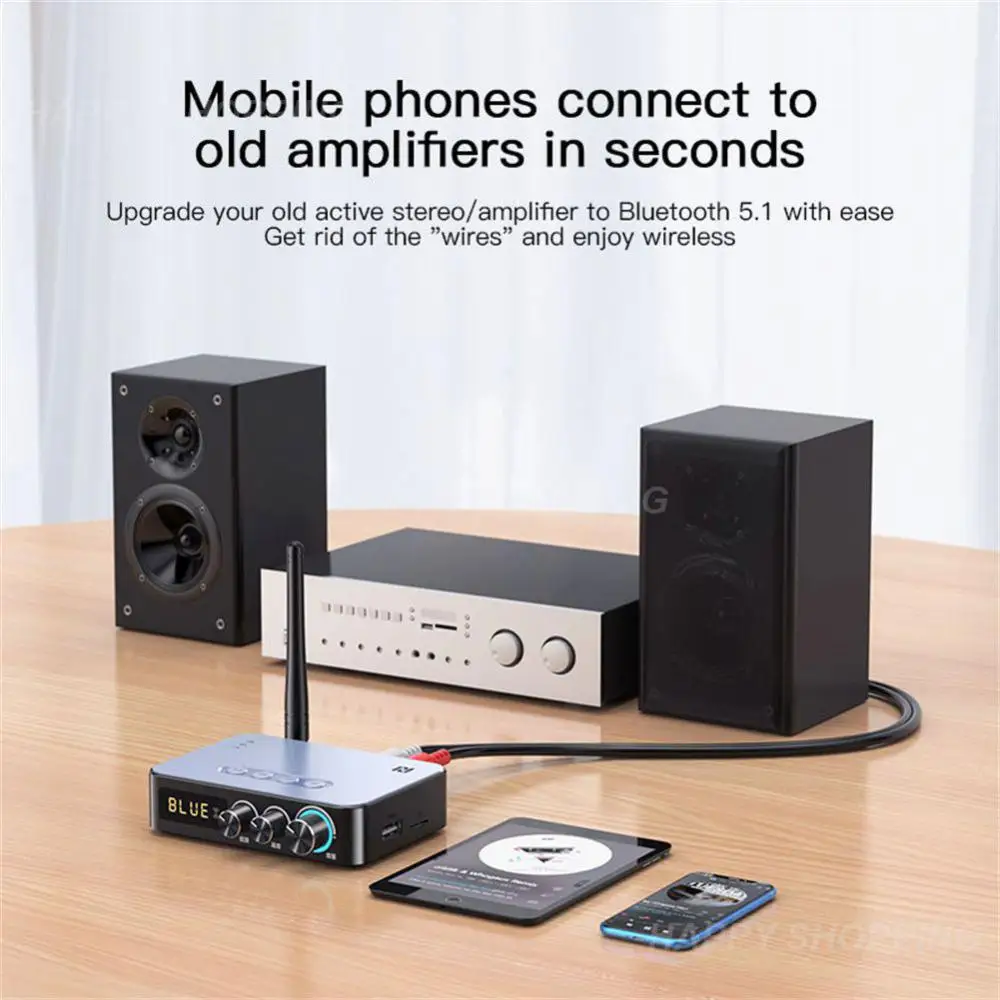 

3d Surround Stereo Wireless Adapter Newest Upgrade Audio Receiver Transmitter Transmitter Hot 5.1 Foldable