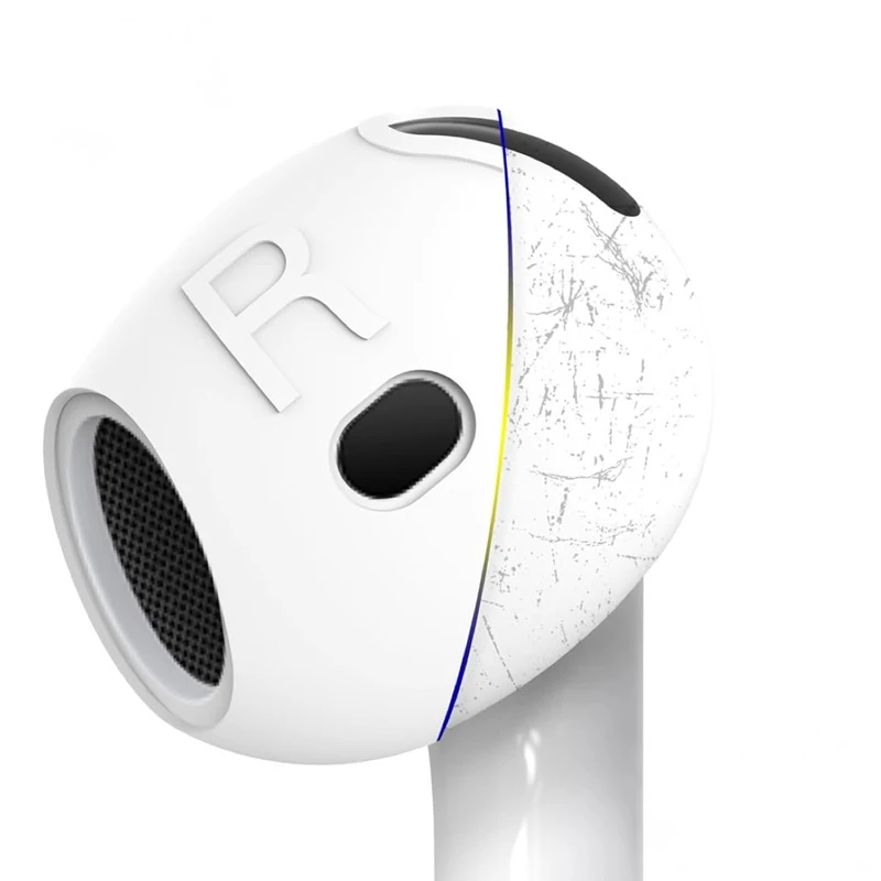 Фото 1 пара силиконовых амбушюр для Airpods 4, чехол, беспроводные наушники, защитные амбушюры, чехлы Airpods 4, подушечки для наушников №4