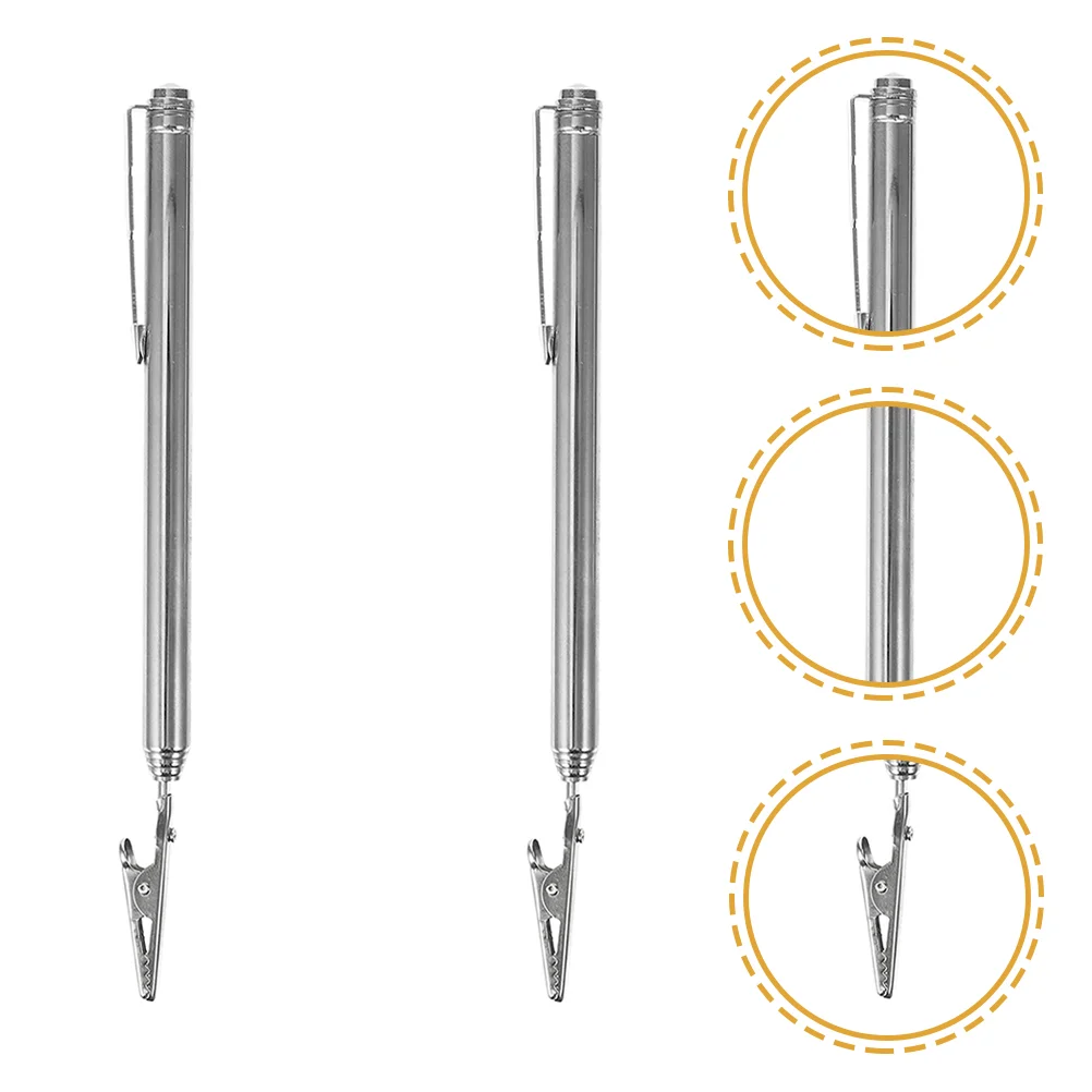 

Alligator Clip Clips Metal Telescoping Clamp Long Holder Extendable Wire Photo Telescopic Tail Crocodile Clamps With Cables