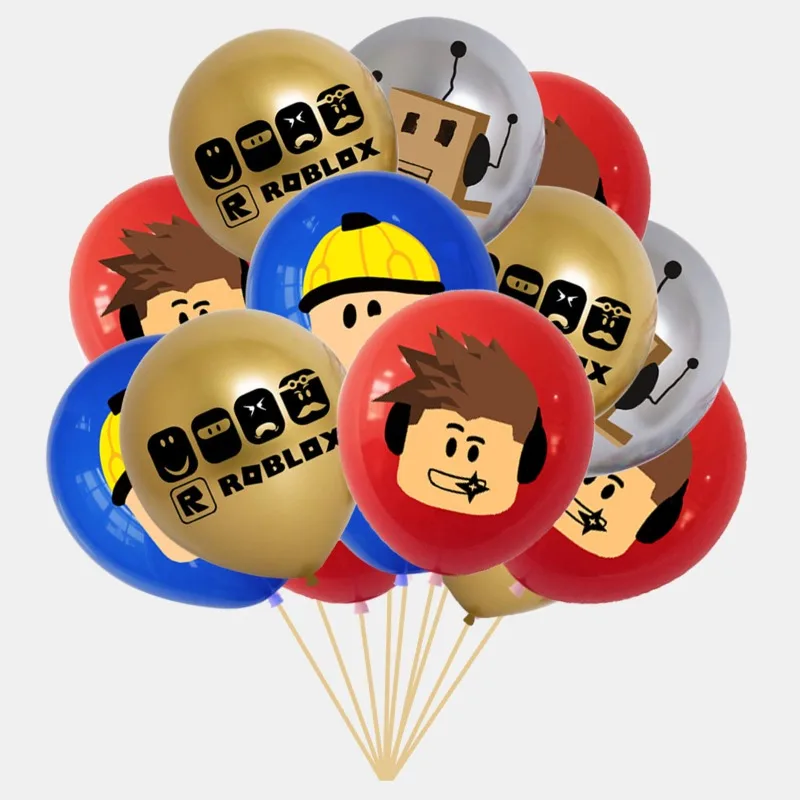 Игра Roblox, мультяшная тематика, украшения для дня рождения: флаг-гирлянда из воздушных шаров, топпер для торта, подарок, декоративные утяжелители для шаров, периферийные аксессуары, фигурка. (art.: 3920dc7463f32) - 3920dc7463f32