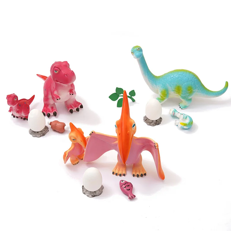 

Новинка 2021, модель динозавра с мягким клеем, игрушка для детей, мамы, дракона, детская игрушка, Имитация Динозавра