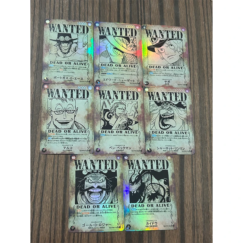Фото ONE PIECE OPCG Monkey D. Luffy Shanks Kaidou Wanted DIY домашние игры игрушки коллекционная карта подарок на Рождество и день рождения №5