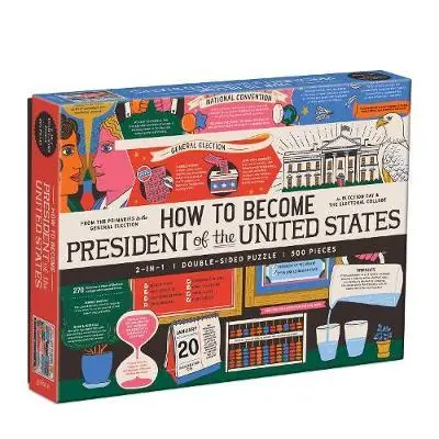 

Как стать президентом Соединенных Штатов, 500 деталей, двусторонний пазл