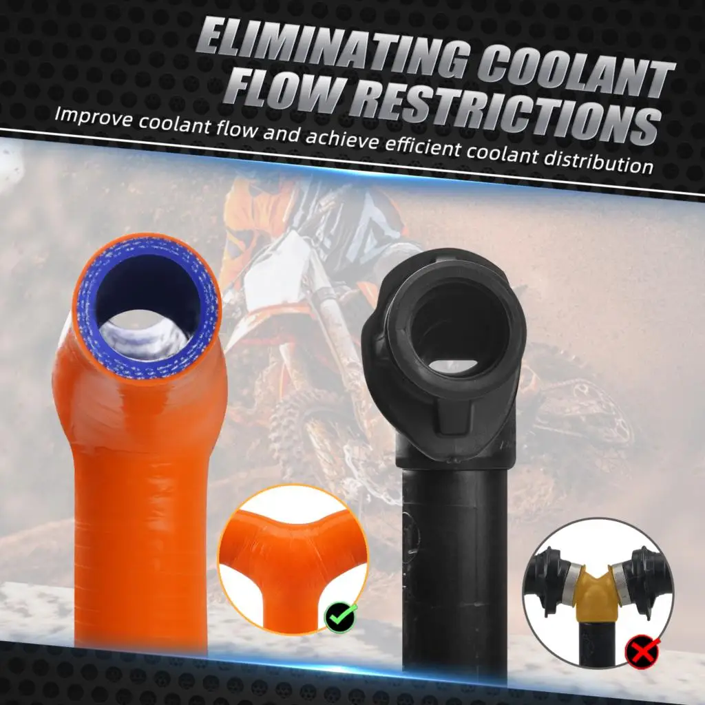 Комплект Т-образных зажимов для шланга GasGas 2024 EC 300 210 мм Рамка MC 250 EX 250F 350F 450F KTM EXC300