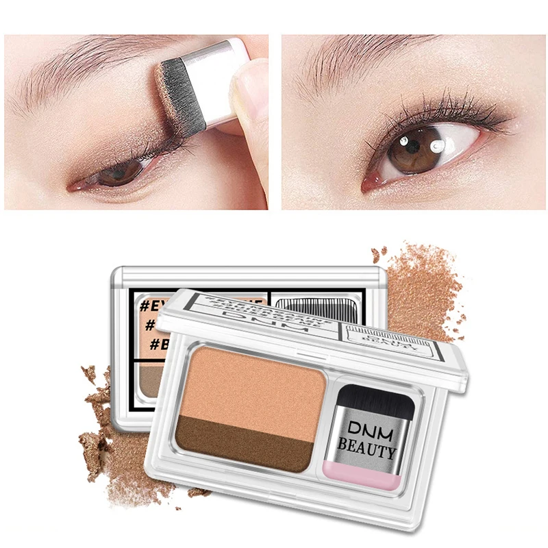 

Double Color Lazy Eye Shadow Makeup Palette Glitter Waterproof Glitter Palette Eyeshadow Women Shimmer Eye Cosmetics