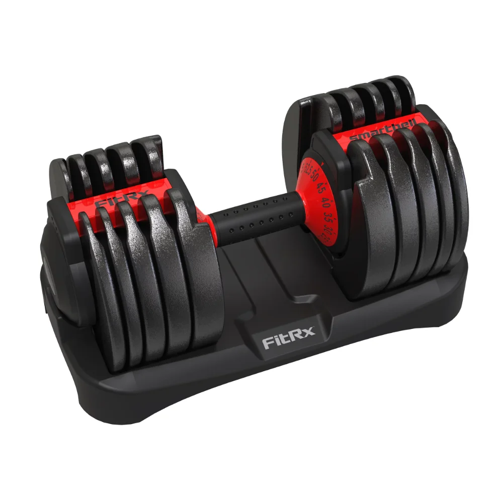 

(2 pack)SmartBell, Quick Select Adjustable Dumbbell, 5-52.5 Lb.One-handed Weight Adjustment for Convenient, Simple Functionality