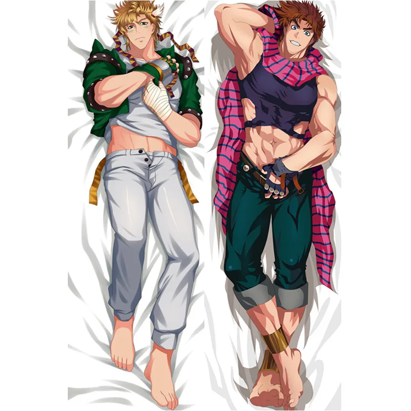 50x180cm Anime JoJo Bizarre Adventure Kujo Jotaro Pillow Case Cosplay Hugging Body Dakimakura Bed Pillow Cover