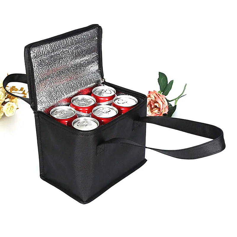

Portable Thermal Insulated Cooler Box Large Outdoor Camping Lunch Bento Bags Trips BBQ Meal Drink Zip Pack Picnic Supplies