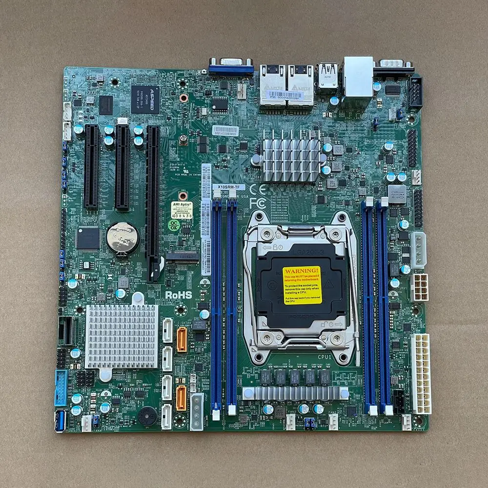 

X10SRM-TF для Supermicro Single socket R3 LGA 2011 поддерживает процессор Xeon E5-2600 v4/v3 и семейство E5-1600 v4/v3
