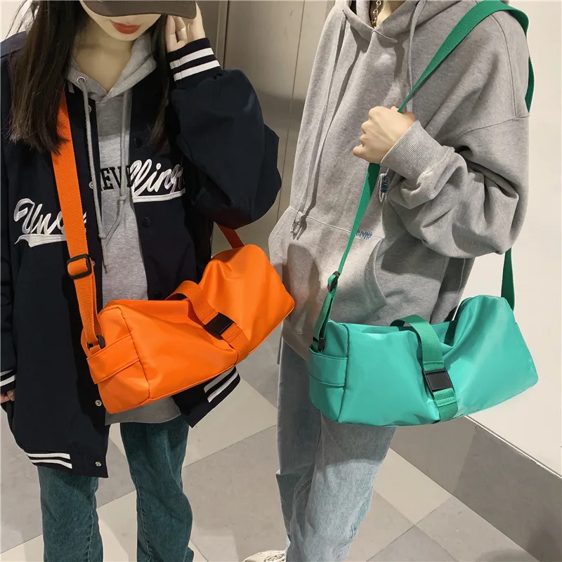 

Canvas Student Crossbody Bags for Women Men 2022 Japanese Nylon Small Shoulder Mobile Phone Bag Fashion Sports Messenger Purses