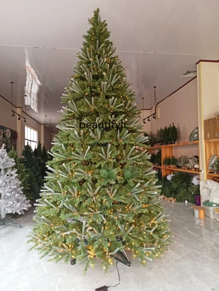 Очень большая рождественская елка зашифрованная рамка уличная Рождественская