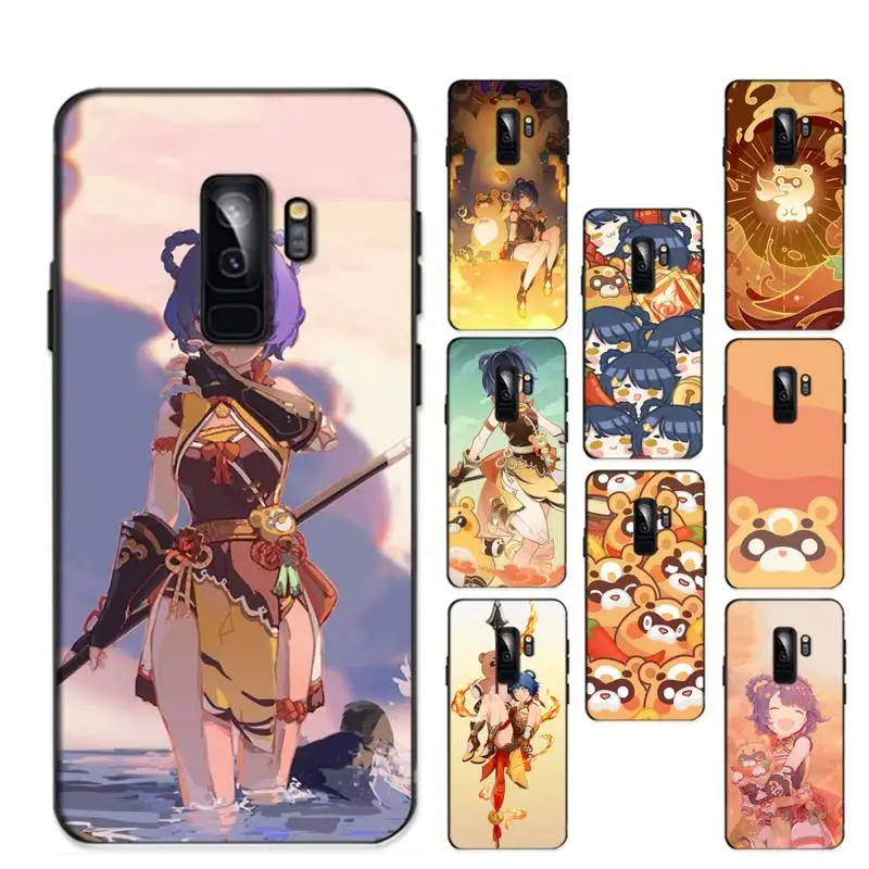 

Guoba Xiangling Genshin Impact Phone Case for Samsung S20 lite S21 S10 S9 plus for Redmi Note8 9pro for Huawei Y6 cover