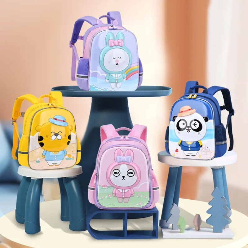 3D Cartoon Rabbit Panda Small Backpacks for Girls Boys New Children Students Primary Cute Fashion Schoolbags In Kindergarten