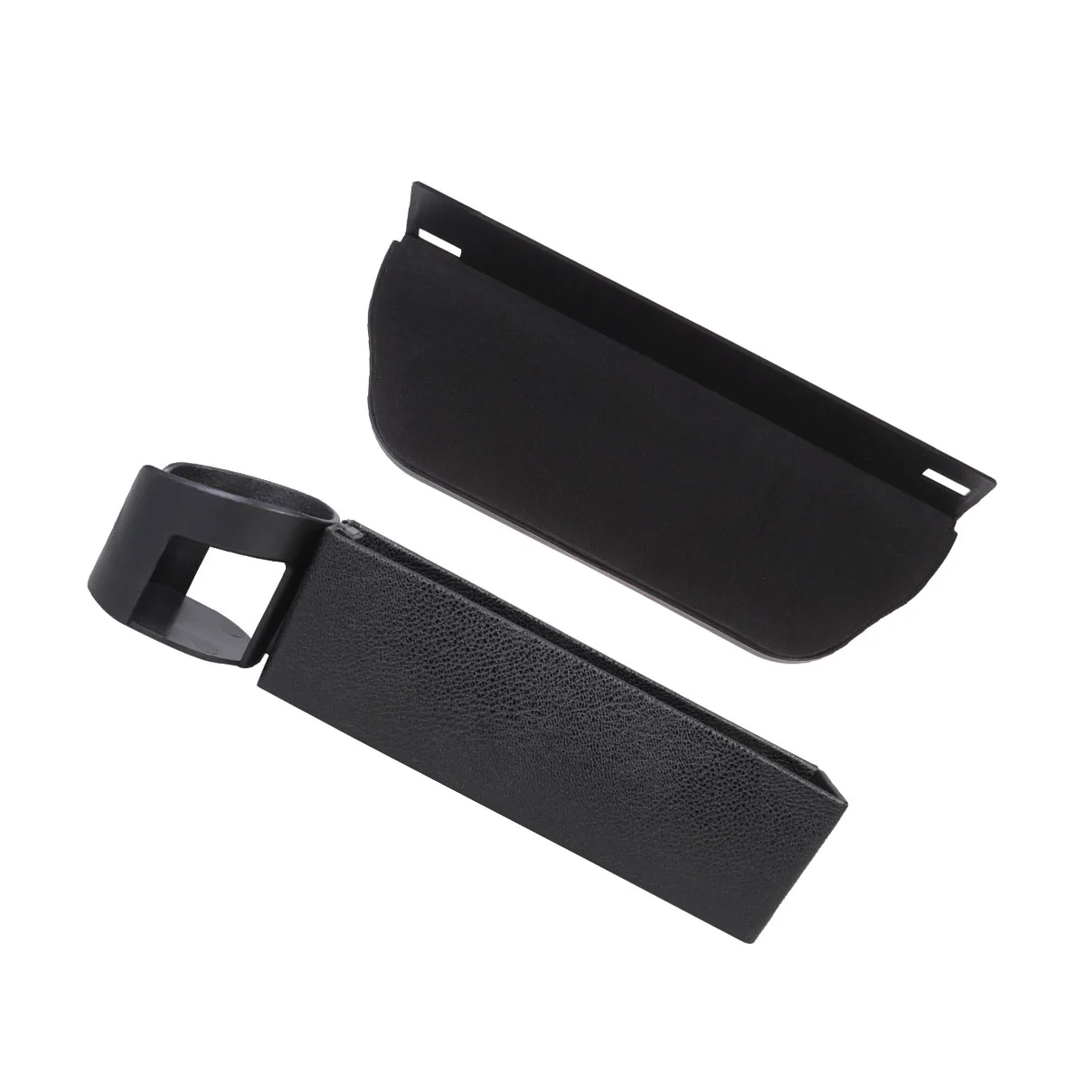

2Pcs Car Storage Box PU Storage Case Car Organizer Slit Container for Car Vehicle Home