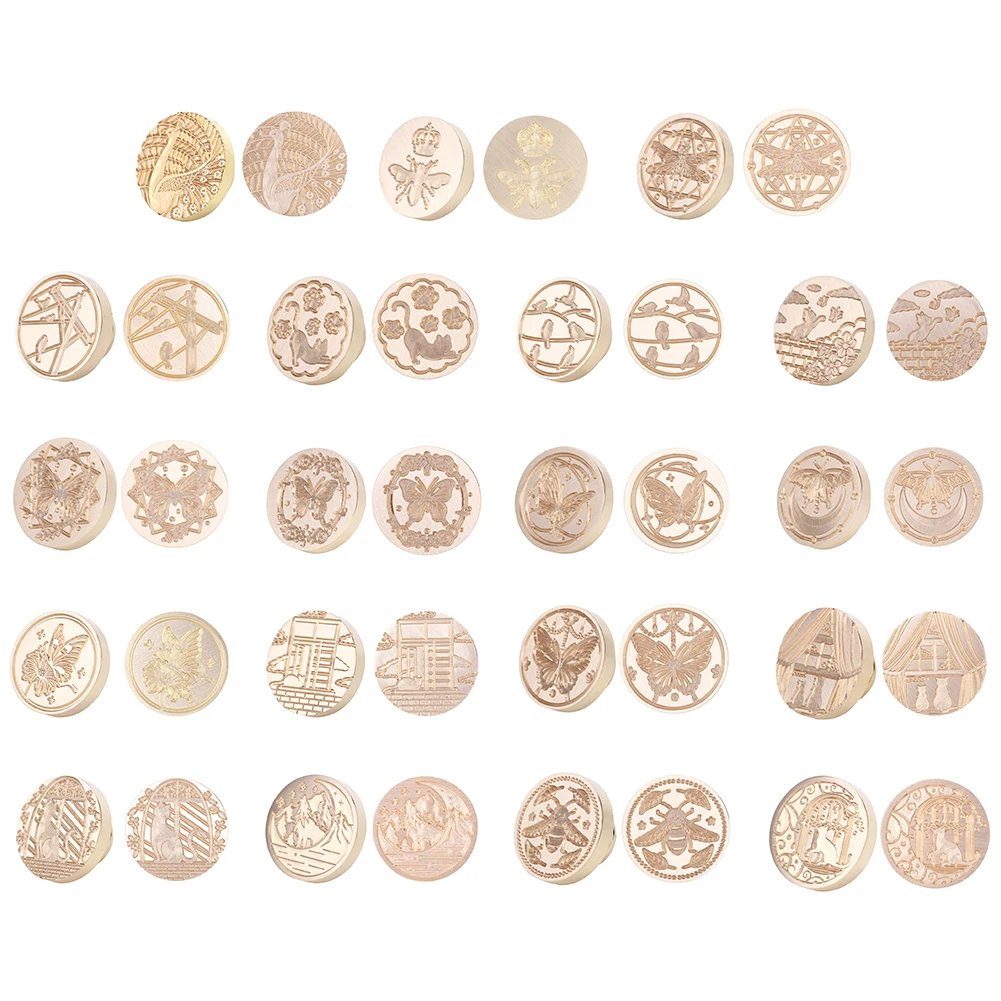 

Круглое восковое украшение в стиле ретро, 5 мм