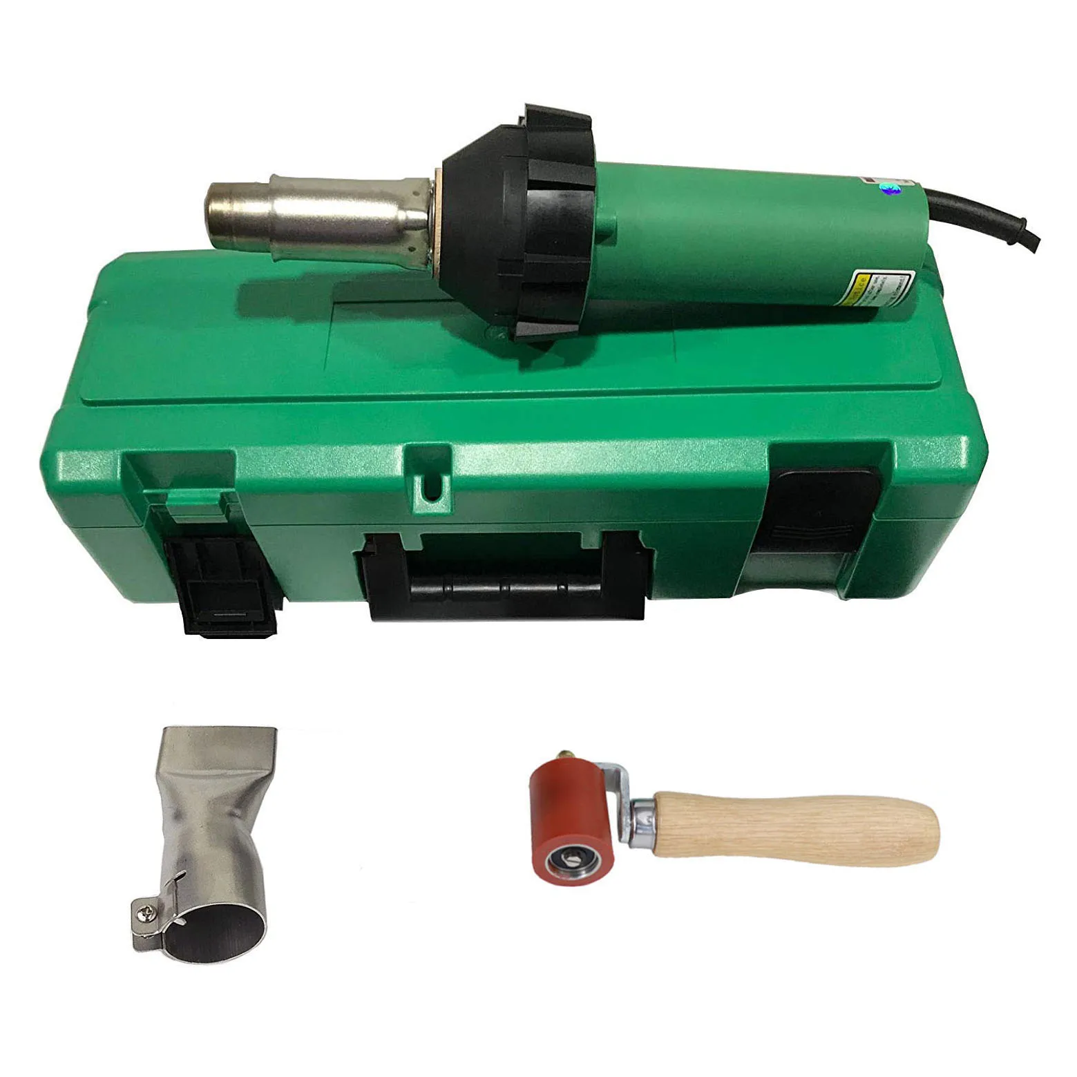 Профессиональный комплект для сварки пластика 1600 Вт с плоской сварочной