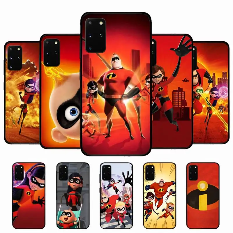 

Disney The Incredibles Phone Case for Samsung S10 21 20 9 8 plus lite S20 UlTRA 7edge
