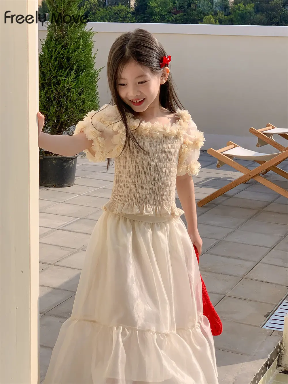 

2-8T Kid Girls T Shirt Toddler Summer Clothes Infant Solid Ruffles Short Sleeve Top Sweet Tshirt Childrens Tee Outfits