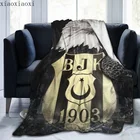 BJK 1903 одеяло с орлом Турция Besiktas JK логотип футбольного клуба плед одеяло мягкое теплое плюшевое пушистое легкое уютное одеяло