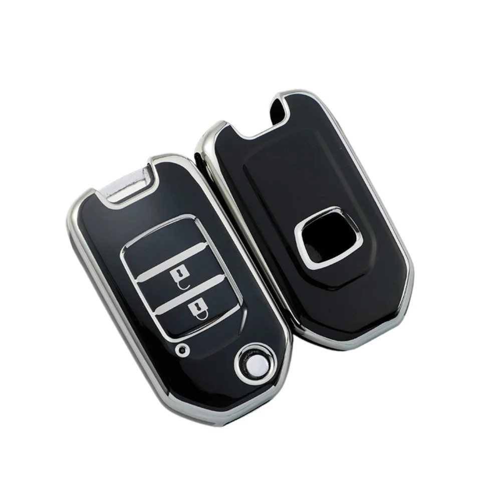 

Автомобильный флип-чехол из ТПУ для Honda Civic HRV CRV CR-V Crider Odyssey Pilot Fit Accord Protector, аксессуары, сумка