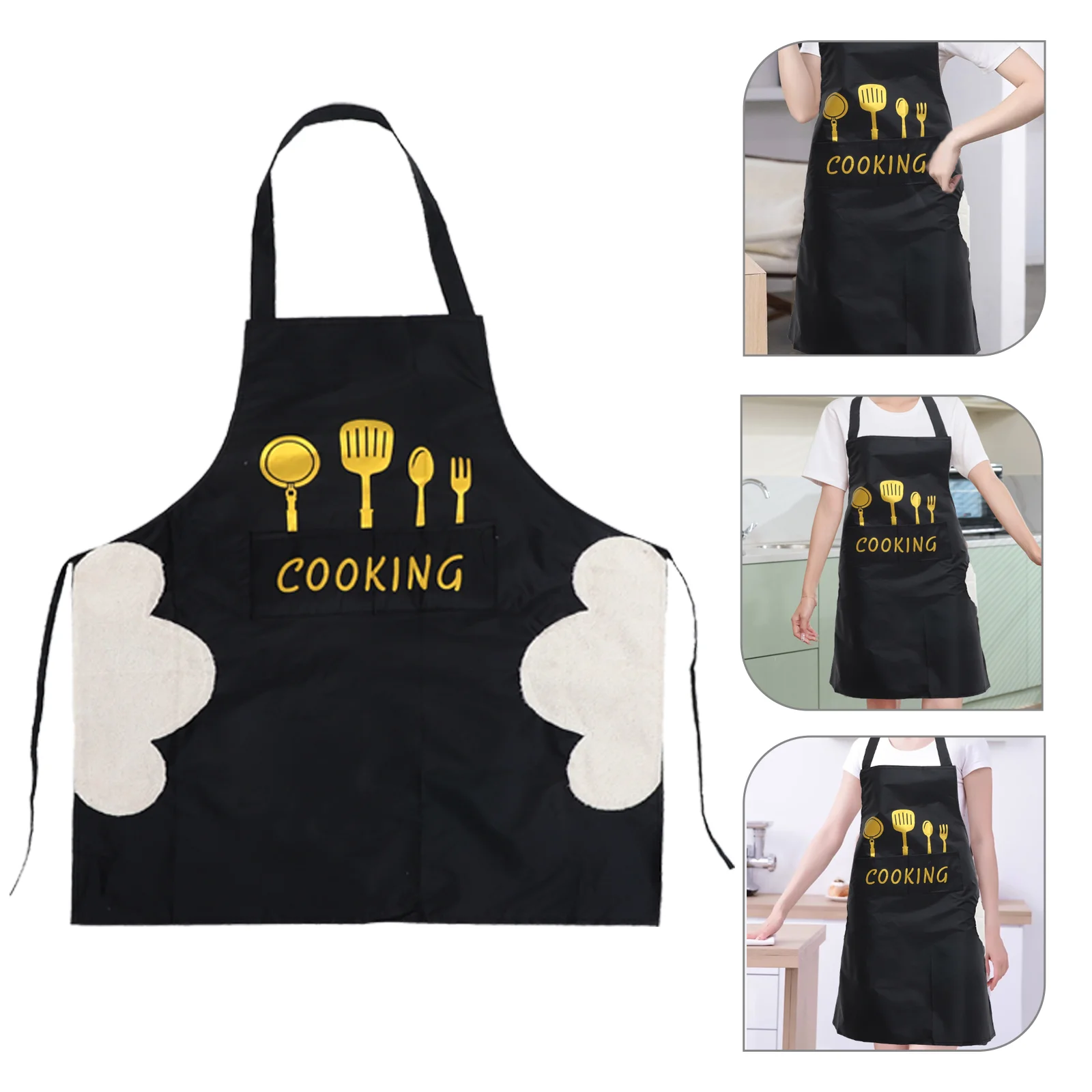 

Protector Cooking Essentials Apron For Kitchen Bbq Aprons Men Grease Proofing Grill Home Reusable Man Party Water