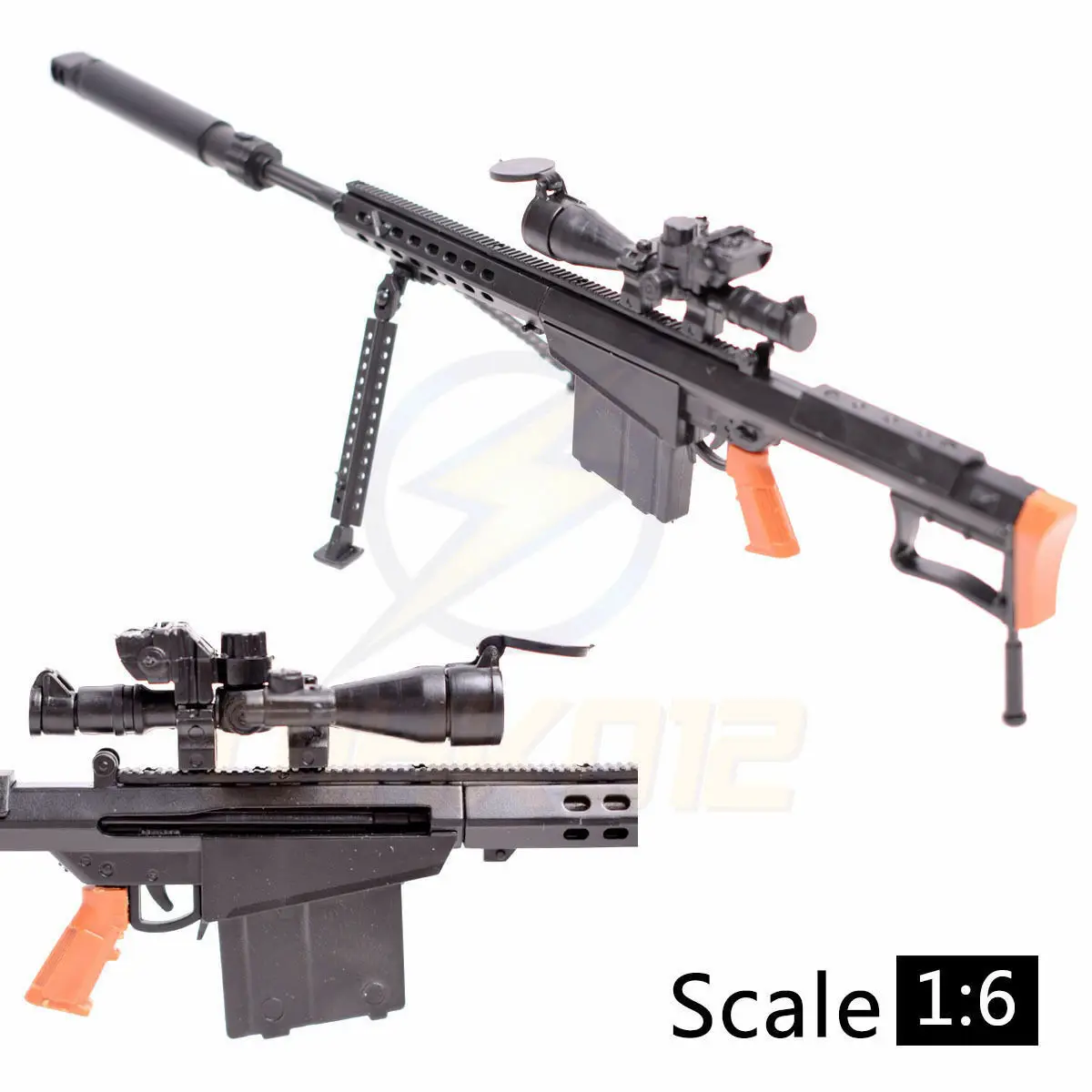 

4d-сборка 1/6 Barrett M82A1 модель снайперской винтовки для экшн-куклы 12 дюймов