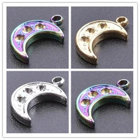 3pcs moon charms for jewelry making supplies mixed luna pendant charm fashion womenmen pendants diy necklace earring components