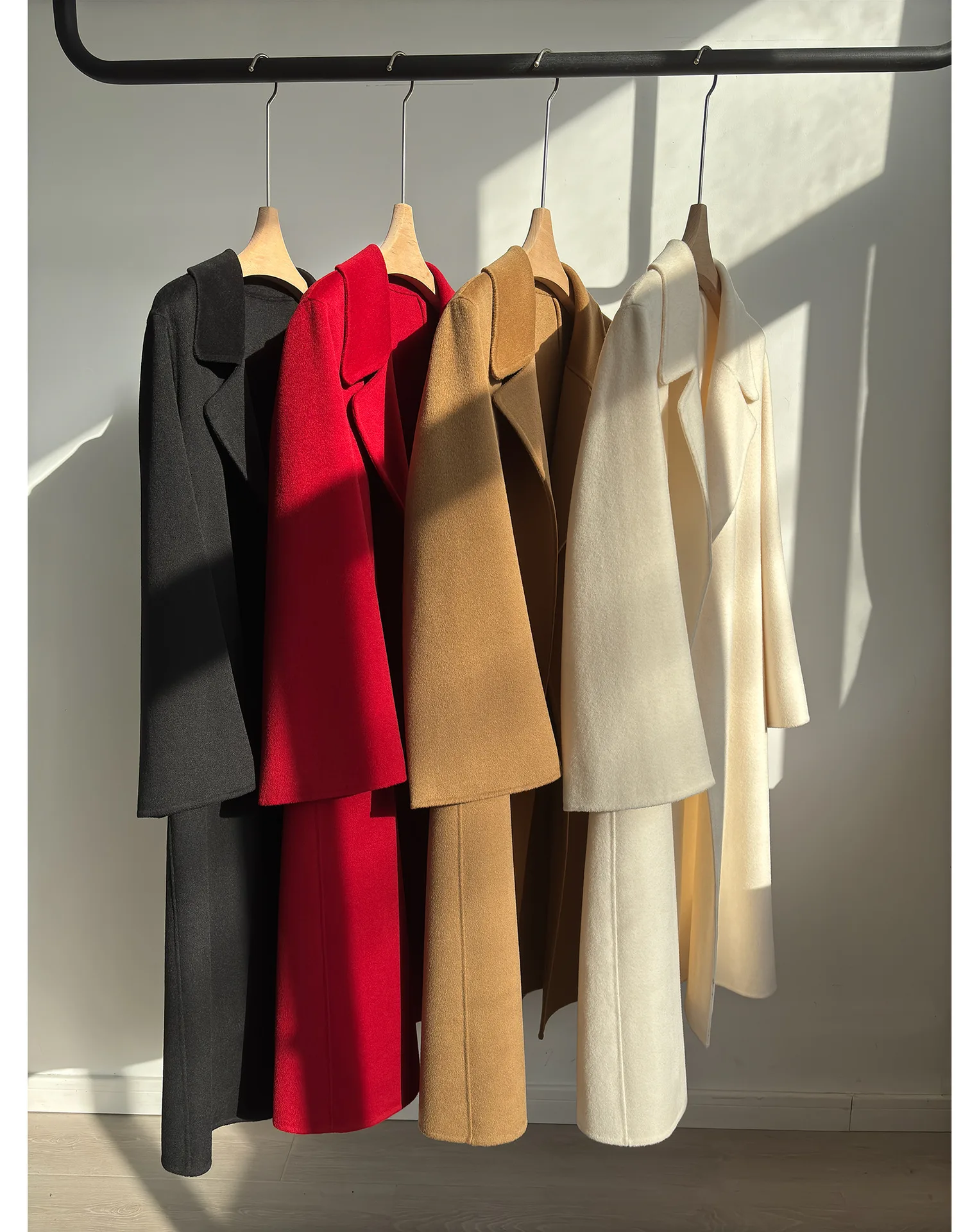 2024 MAX новая осенне-зимняя версия удлиненного кашемирового пальто женское двойное