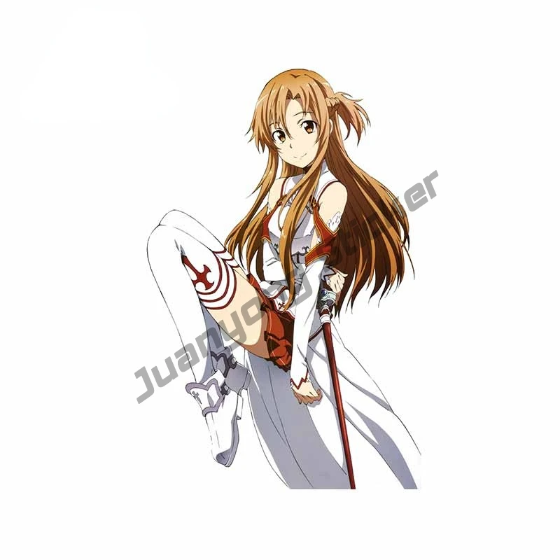 

Cartoon Graffiti Images of Sword Art Online Asuna Car Sticker for Bumper Camper Motorcycle Waterproof Vinyl Decals PVC13x9cm