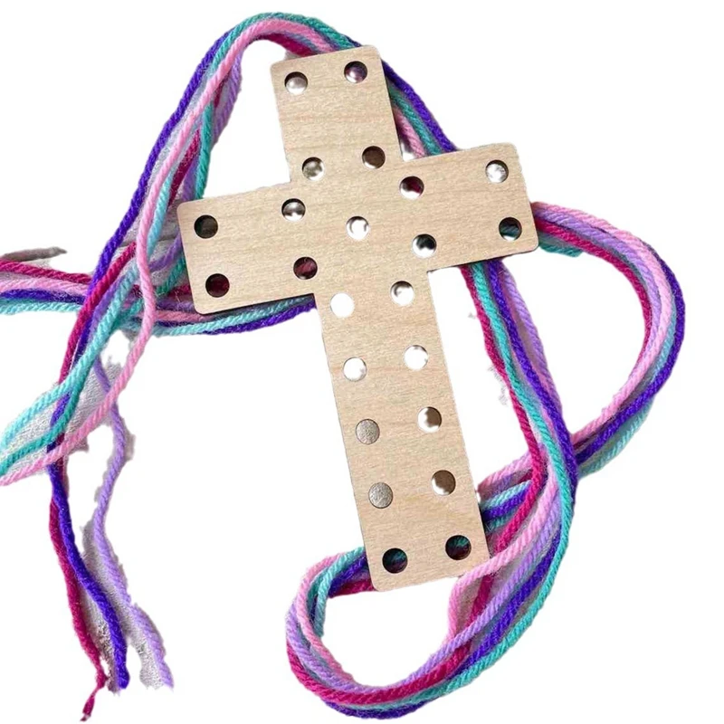 Пасхальный декор необработанные деревянные кресты набор для рукоделия