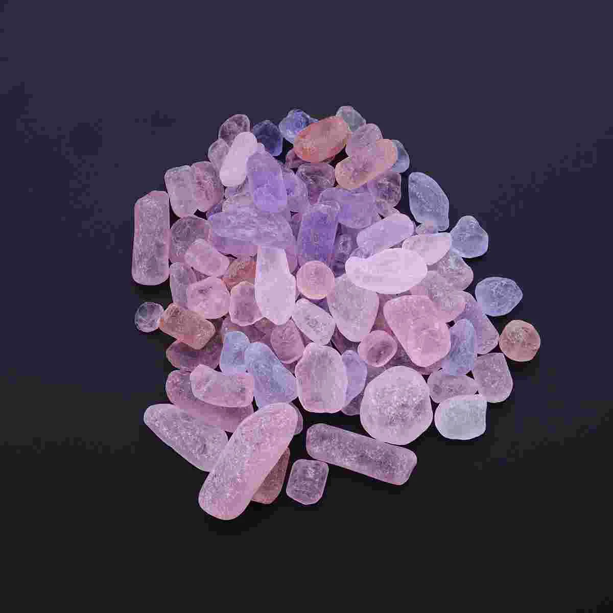 

Para Mujer Interior Crystal Stones Pebbles Tumbled Container Bag Natural