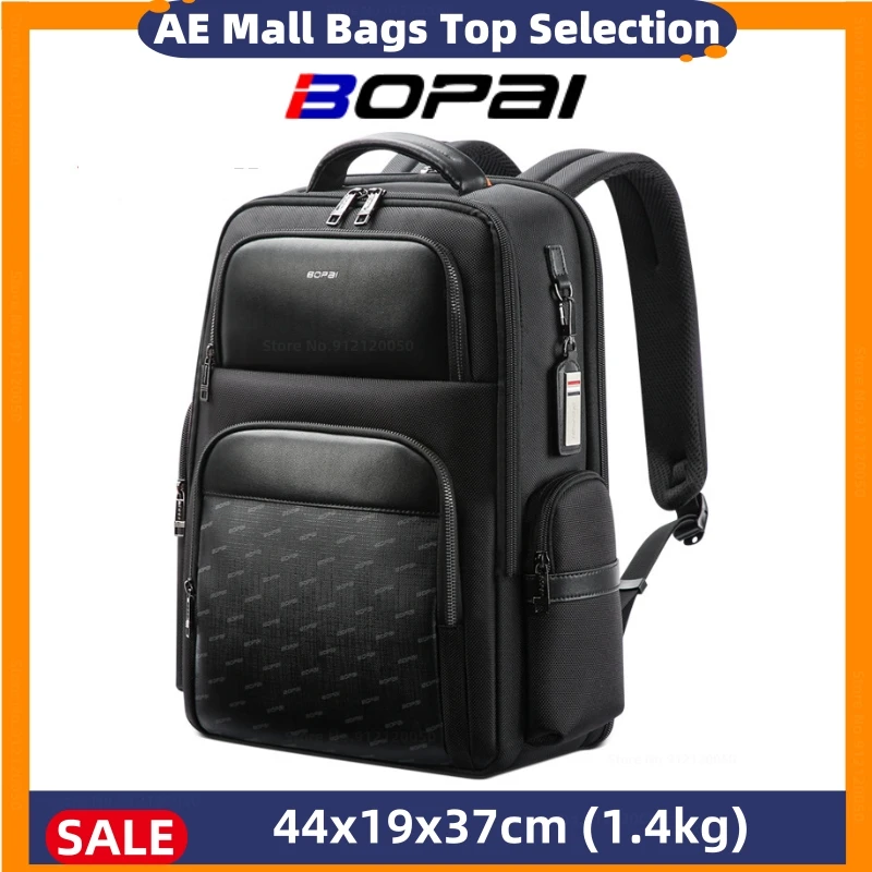 BOPAI новый деловой рюкзак для мужчин большой емкости дорожный модный из
