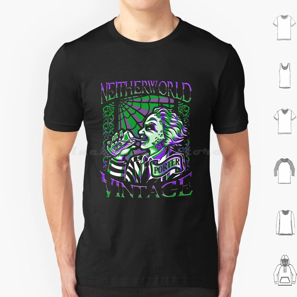 

Винтажная Футболка Nietherworld для мужчин, женщин, мужчин и детей, 6Xl, с героями фильмов «ужасы»